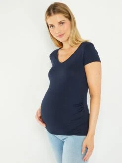 T-shirt Premaman Scollo A V