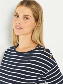 T-shirt Premaman Stile Marinière -Kiabi t shirt premaman stile mariniere blu aho45 1 frb3