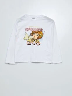 T-shirt 'Sakura' A Maniche Lunghe