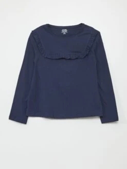 T-shirt Scollo Tondo Tinta Unita - Facile Da Infilare