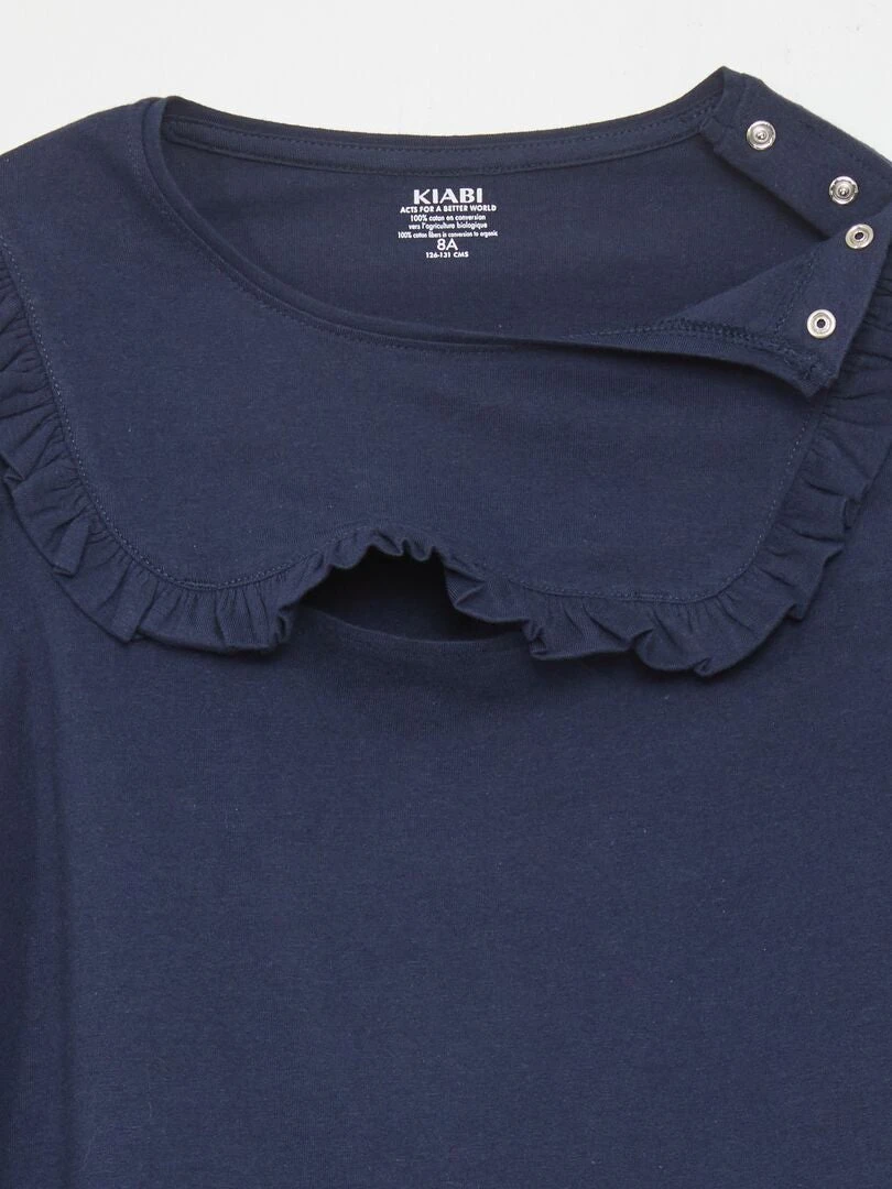 T-shirt Scollo Tondo Tinta Unita - Facile Da Infilare 2 T-shirt Scollo Tondo Tinta Unita - Facile Da Infilare - immagine 2