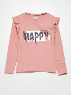 T-shirt Stampa 'Happy'
