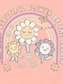 T-shirt Stampata Con Bottoni A Pressione Sulle Spalle -Kiabi t shirt stampata con bottoni a pressione sulle spalle rosa zq983 2 frb8