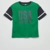 T-shirt Stampata 'USA' 'Houston'
