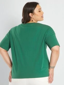 T-shirt 'Stranger Things' 'Hawkins' Giromanica Sceso -Kiabi t shirt stranger things hawkins giromanica sceso verde ame70 1 frb4