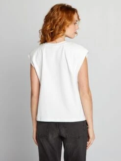 T-shirt Tinta Unita A Maniche Corte -Kiabi t shirt tinta unita a maniche corte bianco azz86 2 frb4