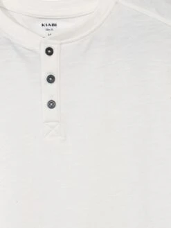 T-shirt Tinta Unita Con Collo Serafino -Kiabi t shirt tinta unita con collo serafino bianco ajy70 1 frb3