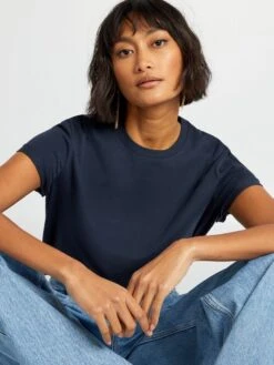 T-shirt Tinta Unita In Jersey