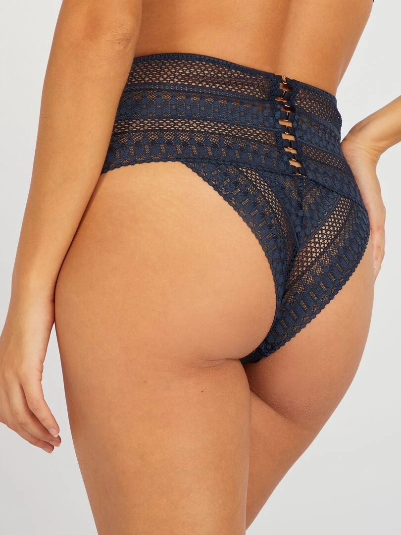 Tanga In Pizzo A Vita Alta 3 Tanga In Pizzo A Vita Alta - immagine 3