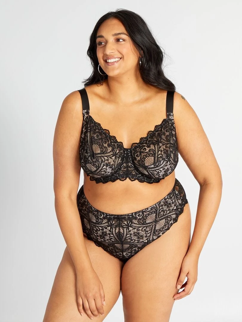 Tanga In Pizzo Arabescato 2 Tanga In Pizzo Arabescato - immagine 2