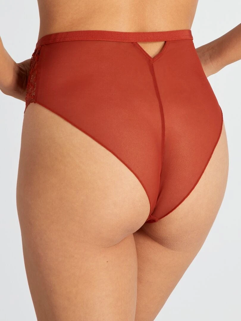 Tanga In Pizzo E Tulle 2 Tanga In Pizzo E Tulle - immagine 2