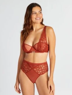 Tanga In Pizzo E Tulle 5 Tanga In Pizzo E Tulle -Kiabi tanga in pizzo e tulle arancione aet35 1 frb3