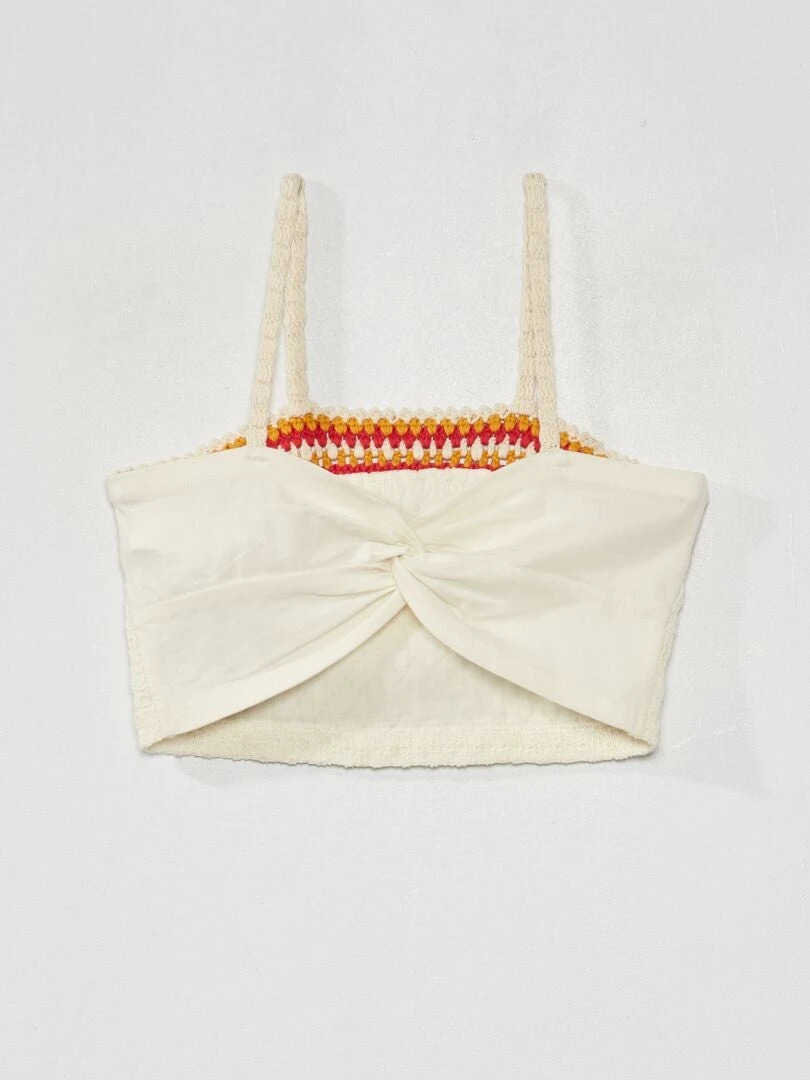 Top Corto In Maglia All'uncinetto 2 Top Corto In Maglia All'uncinetto - immagine 2