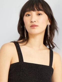 Top Cropped In Maglia Lavorata A Crêpe Leggermente Elastica -Kiabi top cropped in maglia lavorata a crepe leggermente elastica nero asw88 2 frb3