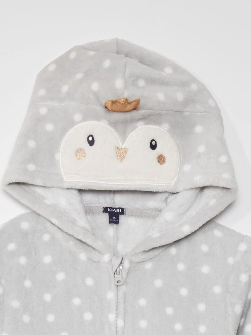 Tuta Con Cappuccio In Sherpa 4 Tuta Con Cappuccio In Sherpa - immagine 4