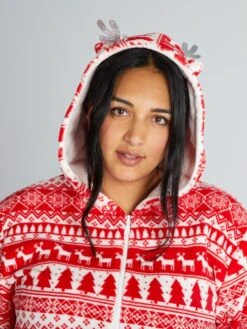 Tuta Di Natale In Pile 7 Tuta Di Natale In Pile -Kiabi tuta di natale in pile rossobianco auc60 1 frb4