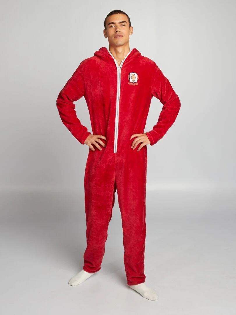 Tuta In Pile Con Cappuccio 1 Tuta In Pile Con Cappuccio