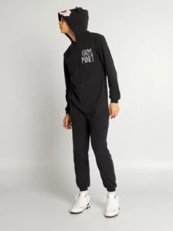 Tuta Pigiama In Pile 'Looney Tunes' -Kiabi tuta pigiama in pile looney tunes nero aul90 1 frb3