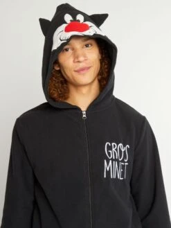 Tuta Pigiama In Pile 'Looney Tunes' -Kiabi tuta pigiama in pile looney tunes nero aul90 1 frb4