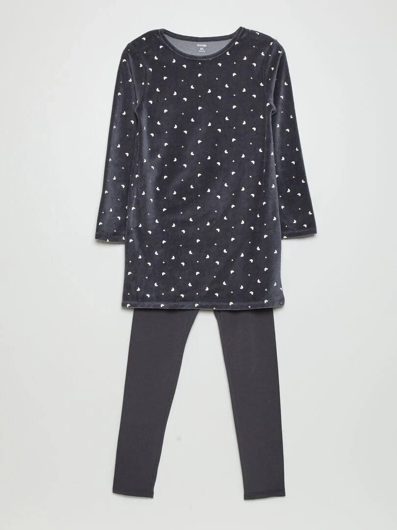 Tutina In Velluto - 2 Pezzi 1 Tutina In Velluto - 2 Pezzi