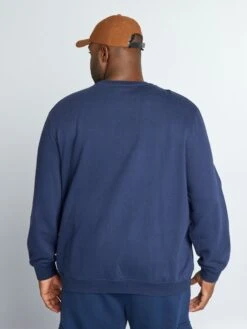 Una Felpa Con Una Stampa In Feltro! -Kiabi una felpa con una stampa in feltro blu aji92 1 frb4