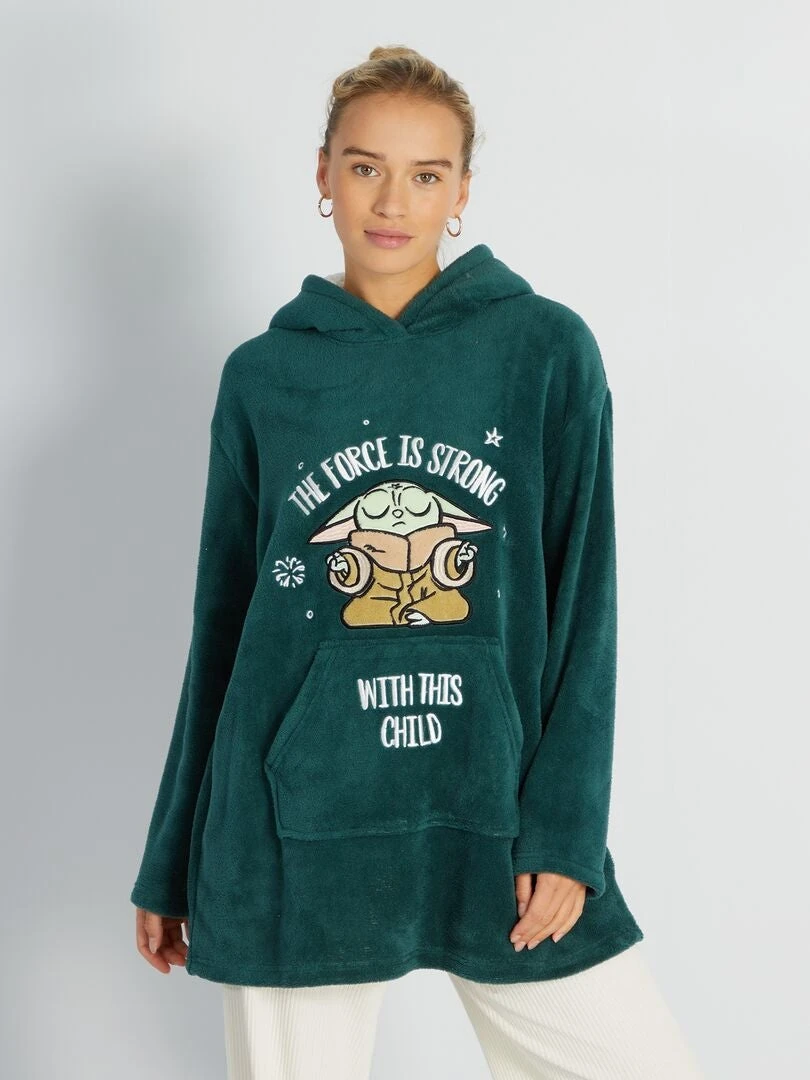 Vestaglia Homewear In Pile 'Grogu' 'The Mandalorian' 1 Vestaglia Homewear In Pile 'Grogu' 'The Mandalorian'