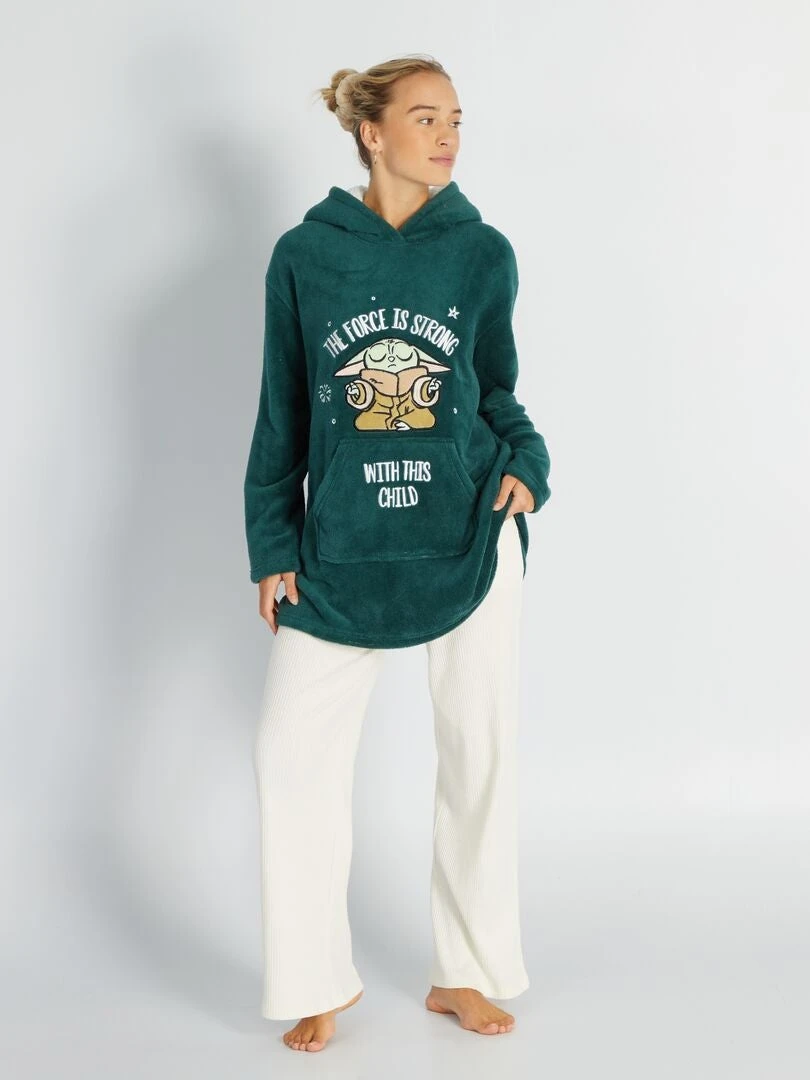 Vestaglia Homewear In Pile 'Grogu' 'The Mandalorian' 2 Vestaglia Homewear In Pile 'Grogu' 'The Mandalorian' - immagine 2