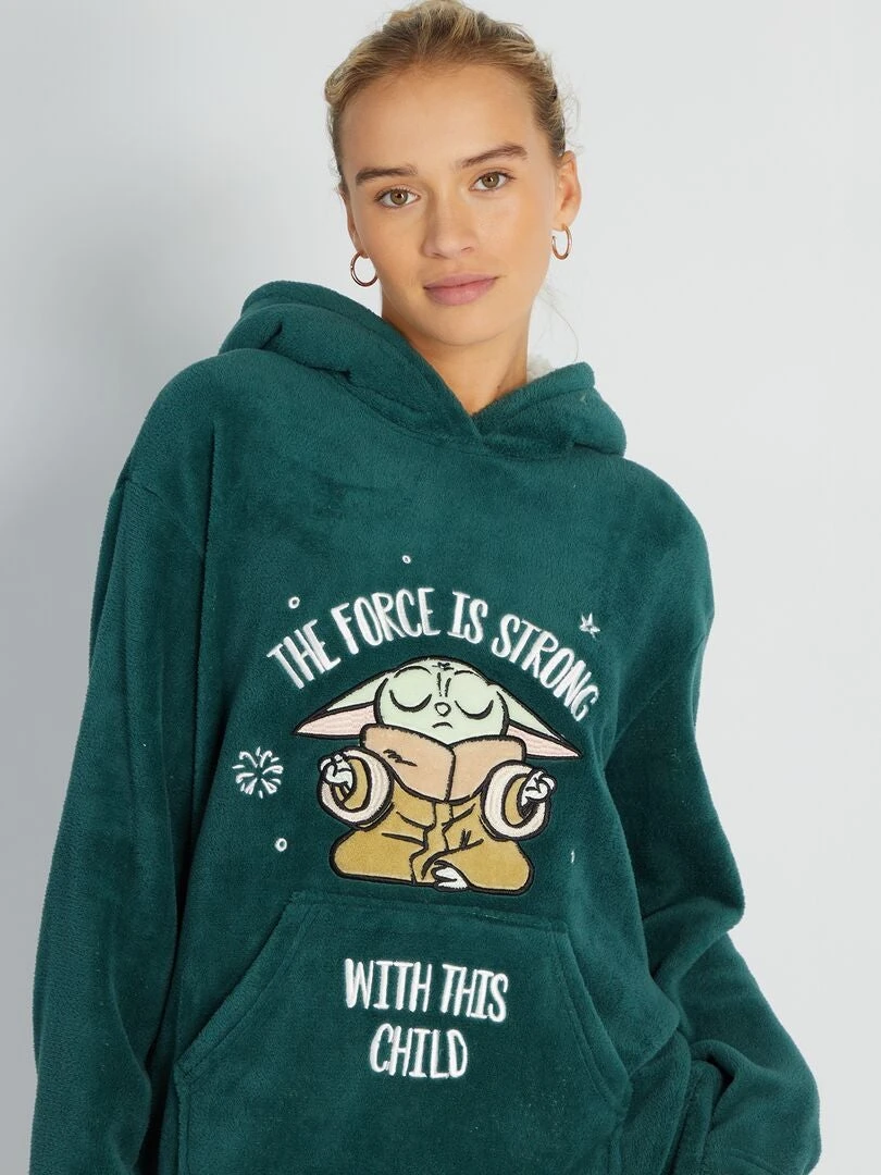 Vestaglia Homewear In Pile 'Grogu' 'The Mandalorian' 4 Vestaglia Homewear In Pile 'Grogu' 'The Mandalorian' - immagine 4