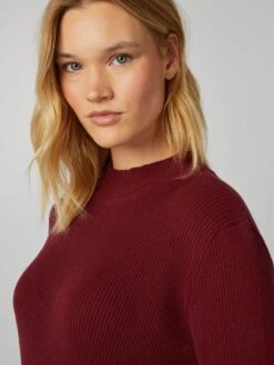 Vestito A Tubino In Maglia A Coste -Kiabi vestito a tubino in maglia a coste bordeaux scuro bac17 2 frb5