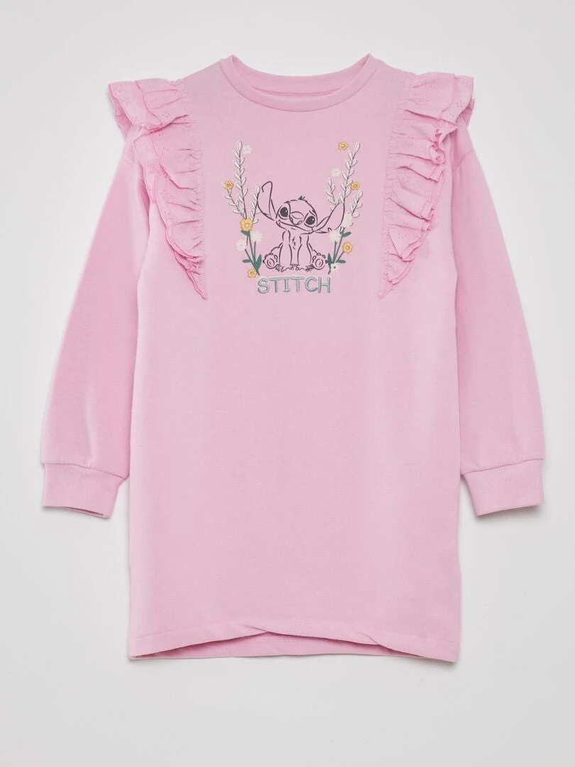 Vestito Con Maniche Con Volant 'Stitch' 1 Vestito Con Maniche Con Volant 'Stitch'