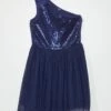 Vestito Con Paillettes E Spalle Scoperte