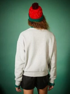 Vestito-felpa In Tessuto Felpato Con Frange Con Strass -Kiabi vestito felpa in tessuto felpato con frange con strass grigio awf58 1 frb3