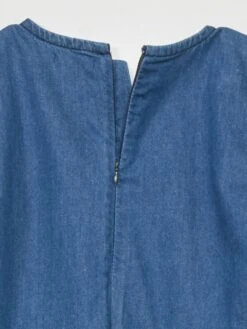 Vestito In Denim Con Volant -Kiabi vestito in denim con volant blu ato45 1 frb4