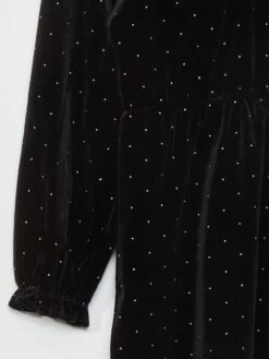 Vestito In Velluto A Maniche Lunghe -Kiabi vestito in velluto a maniche lunghe nero avu11 1 frb3