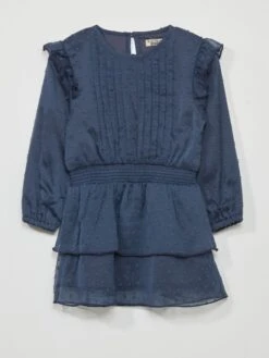 Vestito In Voile Plumetis