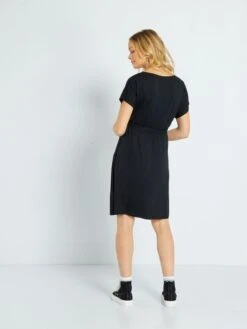 Vestito Premaman Con Scollo A V -Kiabi vestito premaman con scollo a v nero zq432 4 frb4