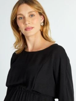 Vestito Premaman -Kiabi vestito premaman nero ajt70 1 frb4